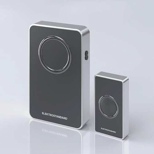 Дверной звонок Elektrostandard DBQ27 DBQ27M WL 38M IP20 Чёрный/Серебро