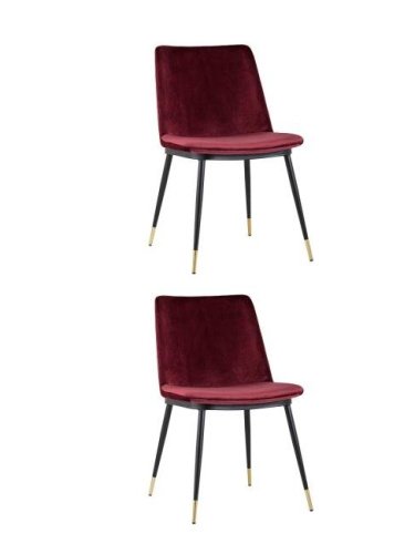 Комплект стульев Stool Group Мелисса FDC8028 RED FUT-66 X2