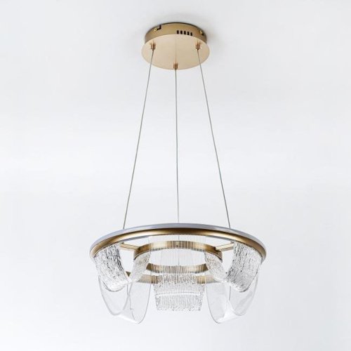L7706-460 GD Подвесная люстра L LED4U L7706-460 GD