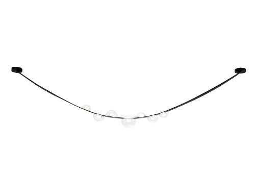 Светильник подвесной Crystal Lux Bosque BOSQUE SP7 L3000 BLACK/TRANSPARENT