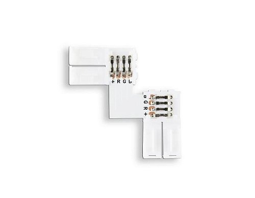 GS6701 Соединитель угловой L 5050 12/24V (4 конт.) (10шт) Ambrella LED Strip GS6701