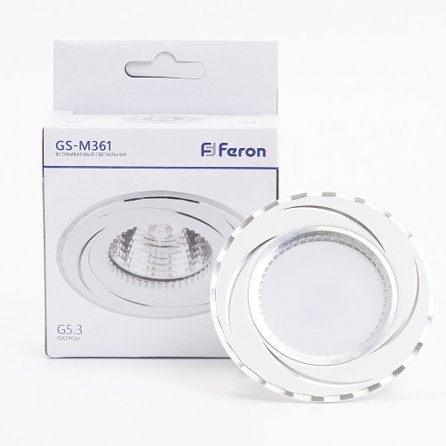 Встраиваемый светильник с узорами GS-M361 28344 Feron