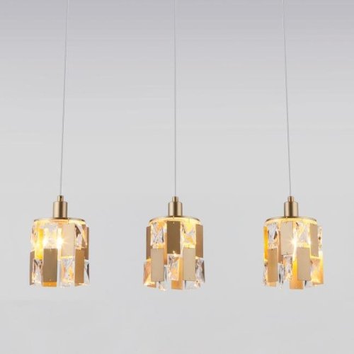 50101/3 перламутровое золото Светильник подвесной Eurosvet Scoppio 50101/3 перламутровое золото