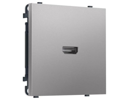 MS514030 MS514030 Комплект механизма розетки HDMI 2.1 SIGMA Сталь матовый 30V/900MS 4K-120HZ 8K-60Hz QUANT PRO (SP5140, PR223)