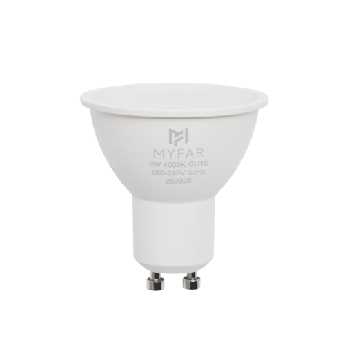 Светодиодная лампочка Базиc GU10 MyFar MB1202GU10-6W4K