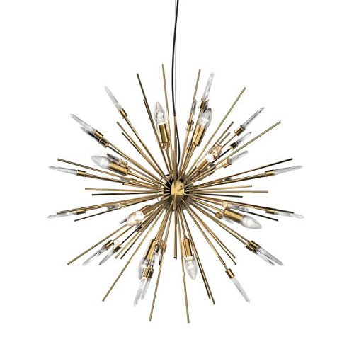 MD2094-12A gold/rock crystal Подвесная люстра Delight Collection Boivin MD2094-12A gold/rock crystal