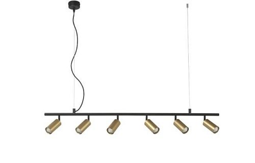CLT 015C6 L1200 BL-GO Подвесная люстра Crystal Lux Clt 015 CLT 015C6 L1200 BL-GO