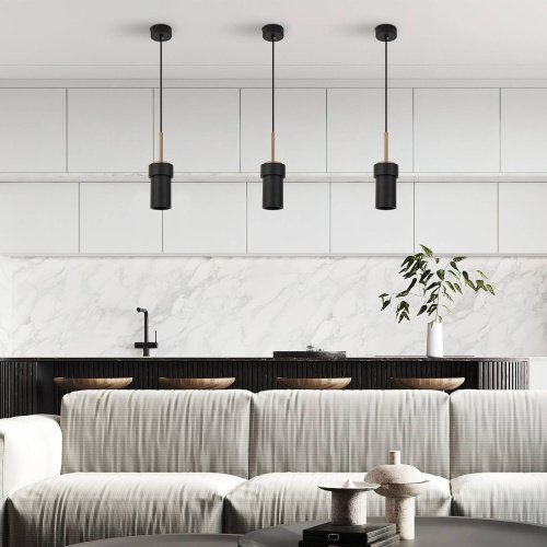 Светильник подвесной Eurosvet Pebble 50264/1 черный