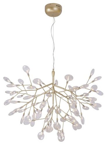 EVITA SP63 GOLD/TRANSPARENT Подвесная люстра Crystal Lux Evita EVITA SP63 GOLD/TRANSPARENT