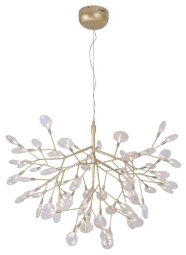 EVITA SP63 GOLD/TRANSPARENT Подвесная люстра Crystal Lux Evita EVITA SP63 GOLD/TRANSPARENT