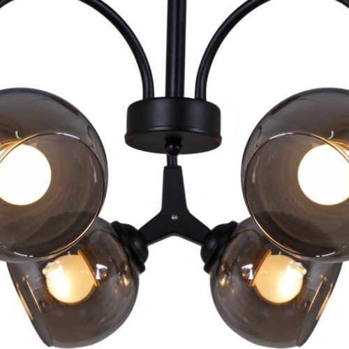 Потолочная люстра 01268-0.3-06 BK+CR