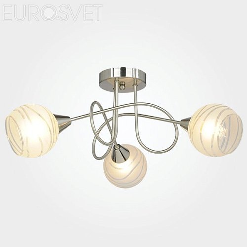30091/3 сатин-никель Потолочная люстра Eurosvet 30091 30091/3 сатин-никель
