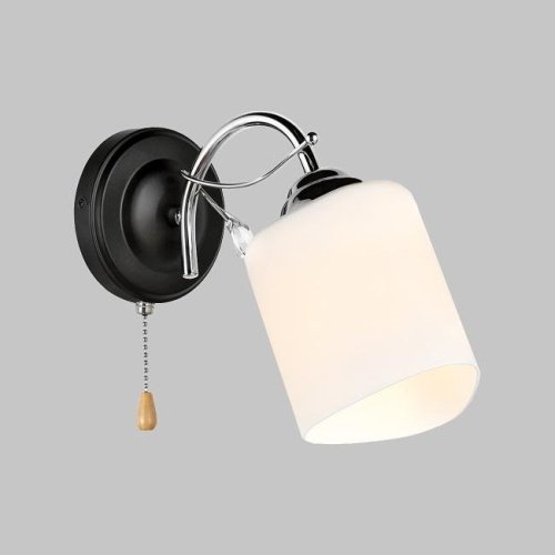 MD.0026-1-W-CR+BK Настенное бра IMEX MD.0026-1-W-CR+BK