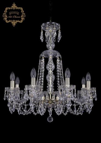 Подвесная хрустальная люстра 11.23 Art Classic 11.23.8.220.XL-70.Gd.Dr