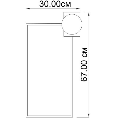 168762-26 Настенное бра ImperiumLoft Sian01 168762-26