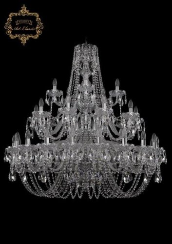 11.11.20+10+5.400.3d.Cr.Sp Подвесная хрустальная люстра 11.11 Art Classic 11.11.20+10+5.400.3d.Cr.Sp