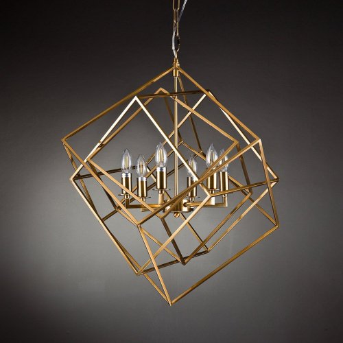 KM0282P-6 brass Подвесная люстра Delight Collection Matrix KM0282P-6 brass