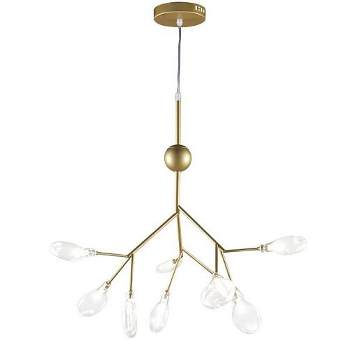 GRACE 75554/9C GOLD SATIN Подвесная люстра Natali Kovaltseva Grace Ll GRACE 75554/9С GOLD SATIN