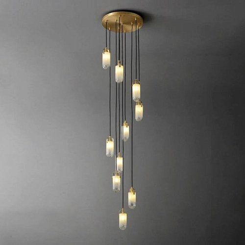 MT9056-10H brass Светильник подвесной Delight Collection Sorno MT9056-10H brass