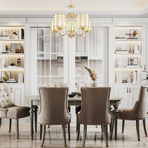 303387/5 Wh/Gd Подвесная люстра Arte Milano Florentia-3387 303387/5 Wh/Gd