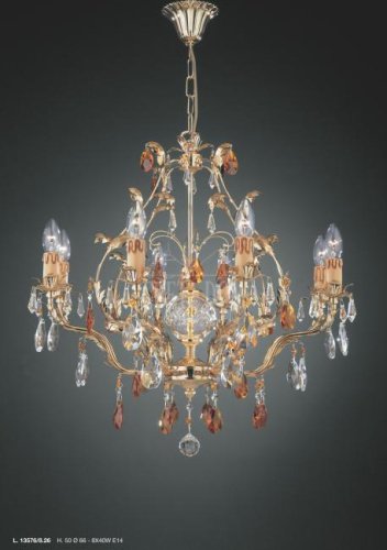 Подвесная хрустальная люстра 13576 La Lampada L 13576/8.26