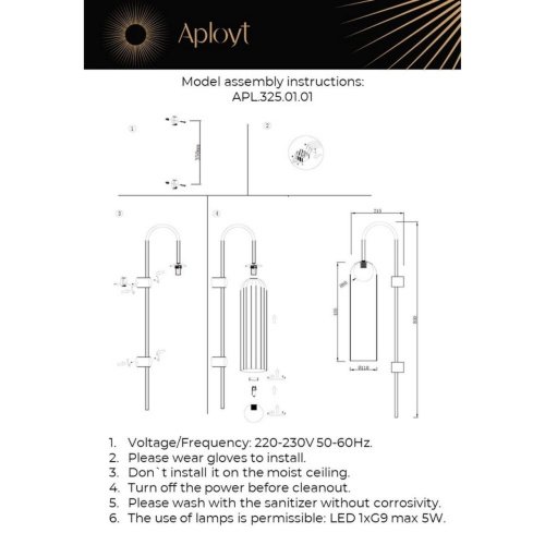 Настенное бра Aployt Arian APL.325.01.01