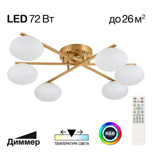 CL226A163 Потолочная люстра Citilux Atman smart CL226A163