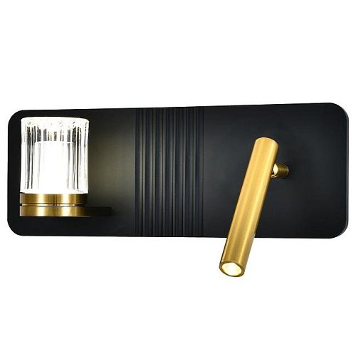 V000202L Настенный светильник Indigo Rilievo V000202L 14032/2W Black