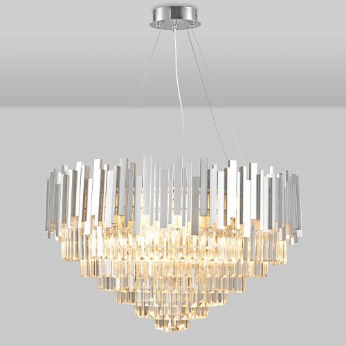 VERTIGO 81440/12C SILVER Подвесная люстра Natali Kovaltseva Vertigo VERTIGO 81440/12C SILVER