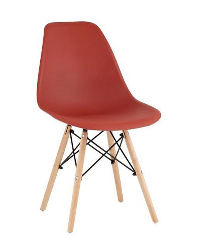 Y801-V SEAT terracotta DUAL Обеденный стул Stool Group DSW Y801-V SEAT terracotta DUAL