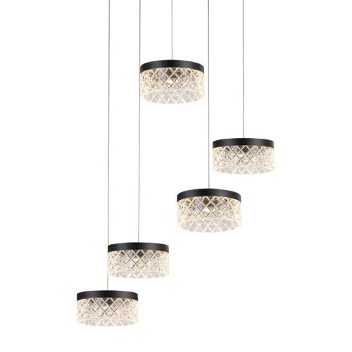 MD21020075-5A matt black Светильник подвесной Delight Collection Diamond cut MD21020075-5A matt black