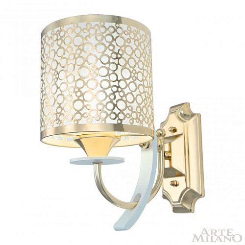306067/1W Wh/Gd Настенное бра Arte Milano Florentia-6067 306067/1W Wh/Gd