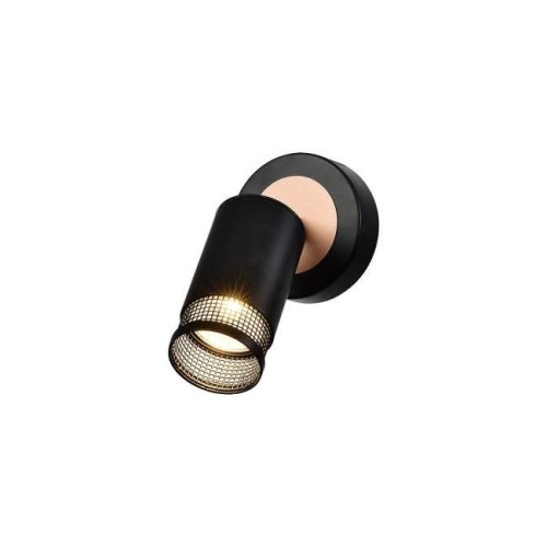 Светильник спот Gerhort G81055 G81055/1wBK+BR BK