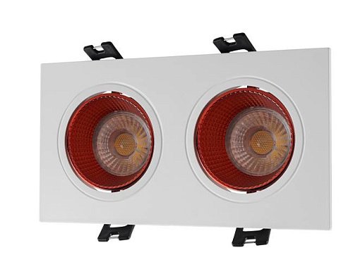 DK3072-WH+RD Встраиваемый светильник Denkirs DK3021 DK3072-WH+RD