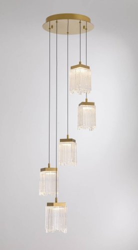 Светильник подвесной Delight Collection MD25020403 MD25020403-5A2 satin gold
