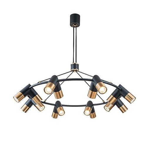 V000456 Подвесная люстра Indigo Doppio V000456 11036/16P Black