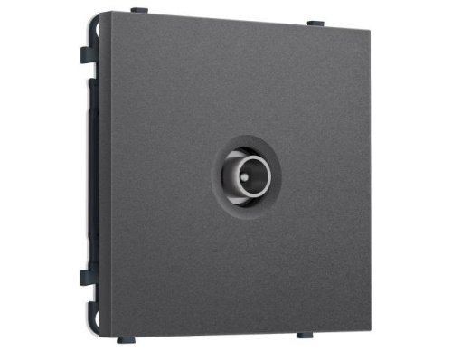 MS663030 MS663030 Комплект механизма TV розетки проходной SIGMA Антрацит серый 5-1000 MHz 4dB QUANT PRO (SP6630, PR211)