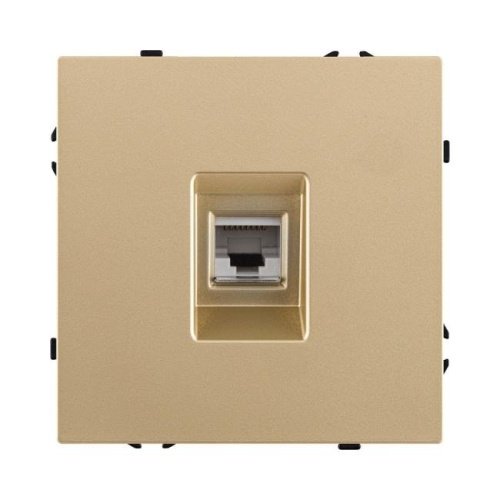 Розетка Ethernet RJ45 Cat.6, золотой Kollinger Eclipse EC-017GD
