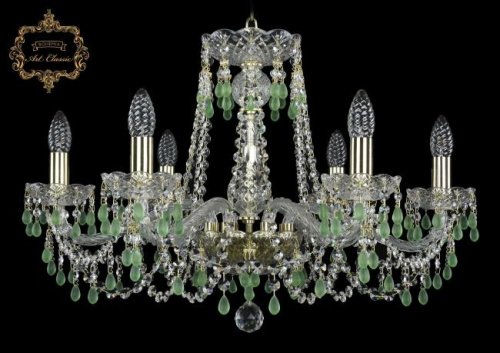 Подвесная хрустальная люстра 11.24 Art Classic 11.24.6.220.Gd.V5001