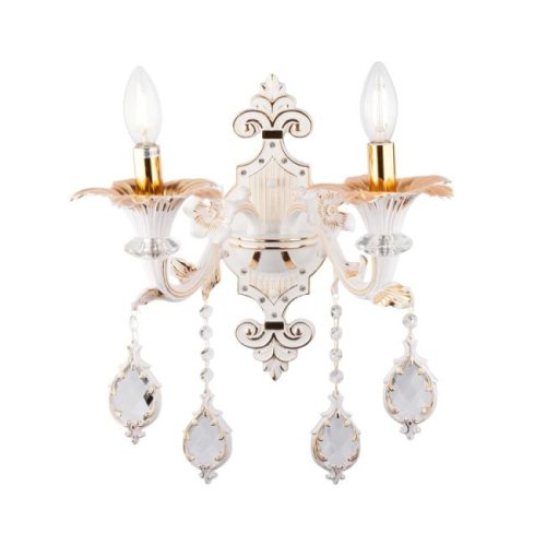 CLEOPATRA AP2 WH+GL Настенное бра AM Group CLEOPATRA AP2 WH+GL