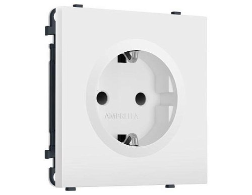 MS827010 MS827010 Комплект механизма электрической розетки SIGMA Белый мягкое касание 50Hz 2P+E с/з с/ш 16A-250V QUANT PRO (SP8270, PR141)