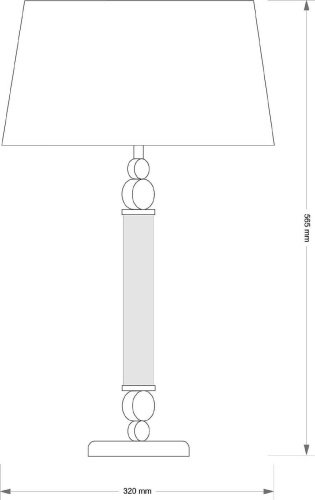 Настольная лампа Kutek Tamara TAM-LG-1(ZM/A)