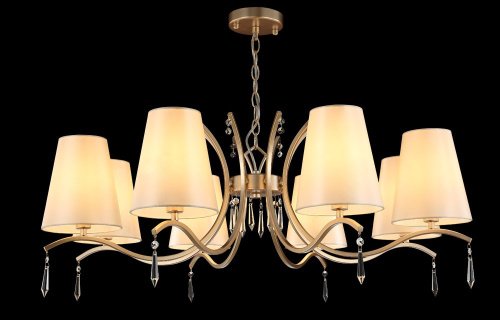 RENATA SP8 GOLD Подвесная люстра Crystal Lux Renata RENATA SP8 GOLD