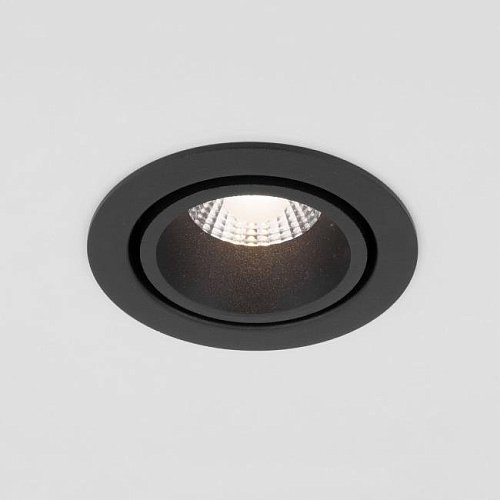 15267/LED 7W 3000K BK/BK черный/черный Встраиваемый светильник Elektrostandard Nulla 15267/LED 7W 3000K BK/BK черный/черный