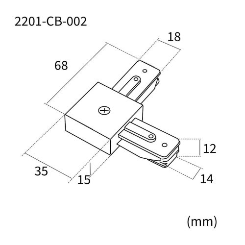 Коннектор для шинопровода Favourite Practica 2201-CB-002
