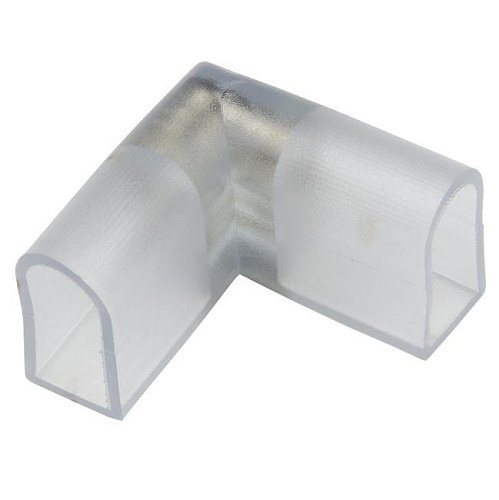 UTC-K-24/N22 CLEAR 010 POLYBAG Соединитель контактный L-образный для светодиодных лент ULS-N22 RGB NEON 220В, Uniel UTC-K-24/N22 CLEAR 010 POLYBAG