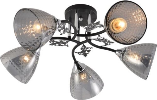 Потолочная люстра 01525-0.3-05 BK+CR