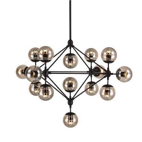 Потолочная люстра Delight Collection Modo 8916P/15 black/cognac