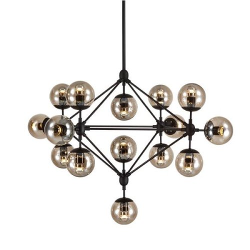 Потолочная люстра Delight Collection Modo 8916P/15 black/cognac