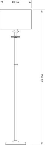 Торшер Kutek Decor Versace DEC-LS-1(P/A)